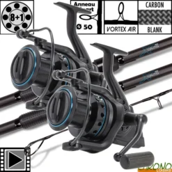 Ensemble Nash X325 50mm 12' 3.25lbs LR8000 (les 2)