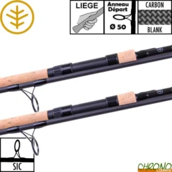 Canne Wychwood Riot 50mm 12' 3.25lbs Full Slim Cork (les 2)