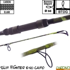 Canne Carp Design Slim Fighter Evo Camo 50mm 12' 3.5lbs
