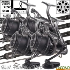 Ensemble Carp Design Slim Fighter Pro 12' 3.5lbs KR9000 (les 4)