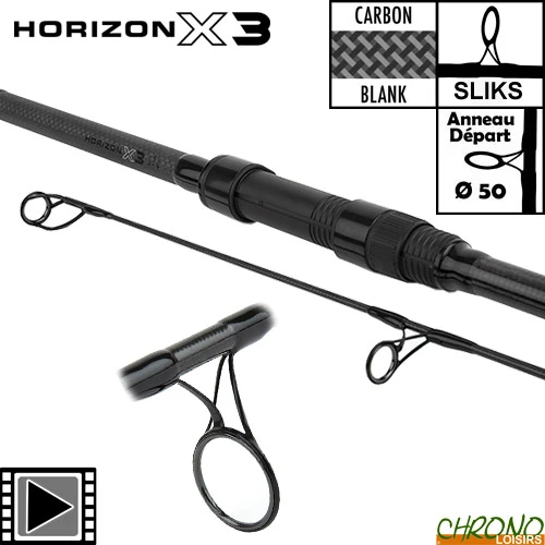 Canne Fox Horizon X3 50mm 12' 3.5lbs 1 Canne Fox Horizon X3 50mm 12' 3.5lbs