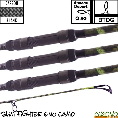 Canne Carp Design Slim Fighter Evo Camo 50mm 12' 3.5lbs (les 3) 1 Canne Carp Design Slim Fighter Evo Camo 50mm 12' 3.5lbs (les 3)