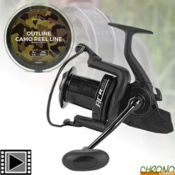 Moulinet Avid Carp ACR 12000 + Outline Camo 1000m 0.33mm