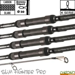 Canne Carp Design Slim Fighter Pro 50mm 12' 3.5lbs (les 4)