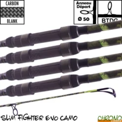 Canne Carp Design Slim Fighter Evo Camo 50mm 12' 3.5lbs (les 4)