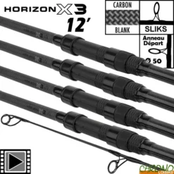 Canne Fox Horizon X3 50mm 12' 3.5lbs (les 4)