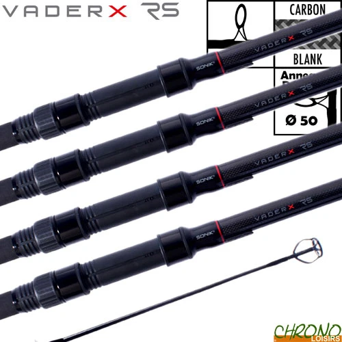 Canne Sonik VaderX RS 50mm 12' 3.5lbs (les 4) 1 Canne Sonik VaderX RS 50mm 12' 3.5lbs (les 4)