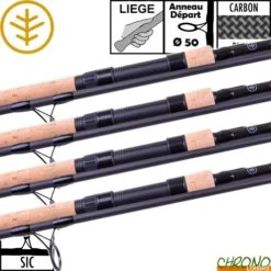 Canne Wychwood Riot 50mm 12' 3.25lbs Full Slim Cork (les 4)