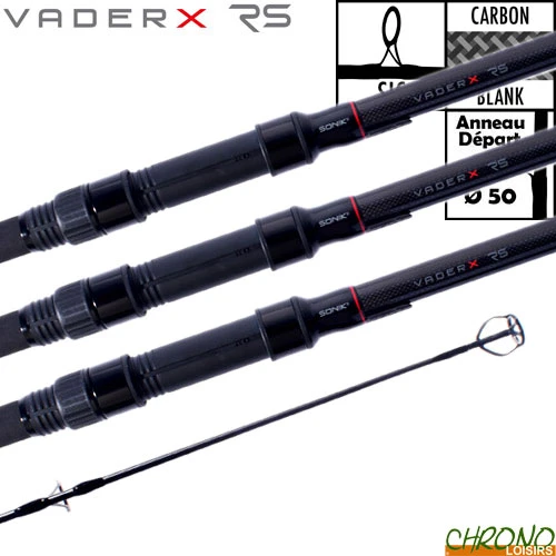 Canne Sonik VaderX RS 50mm 12' 3.5lbs (les 3) 1 Canne Sonik VaderX RS 50mm 12' 3.5lbs (les 3)
