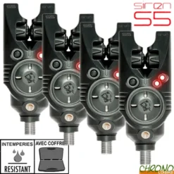 Détecteur Nash Siren S5 Digital Rouge (les 4)