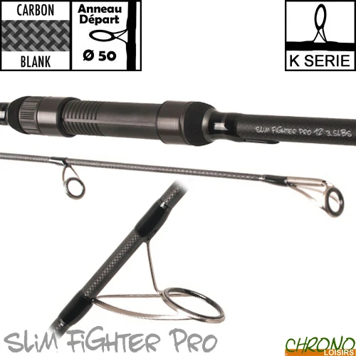 Canne Carp Design Slim Fighter Pro 50mm 12' 3.5lbs 1 Canne Carp Design Slim Fighter Pro 50mm 12' 3.5lbs