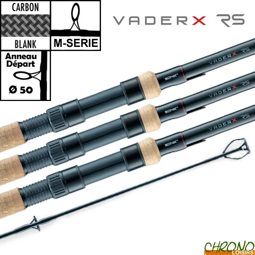 Canne Sonik VaderX 50mm 12' 3.5lbs Full Cork (les 3) 1 Canne Sonik VaderX 50mm 12' 3.5lbs Full Cork (les 3)